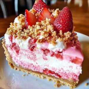 Divine Strawberry Crunch Cheesecake Recipe