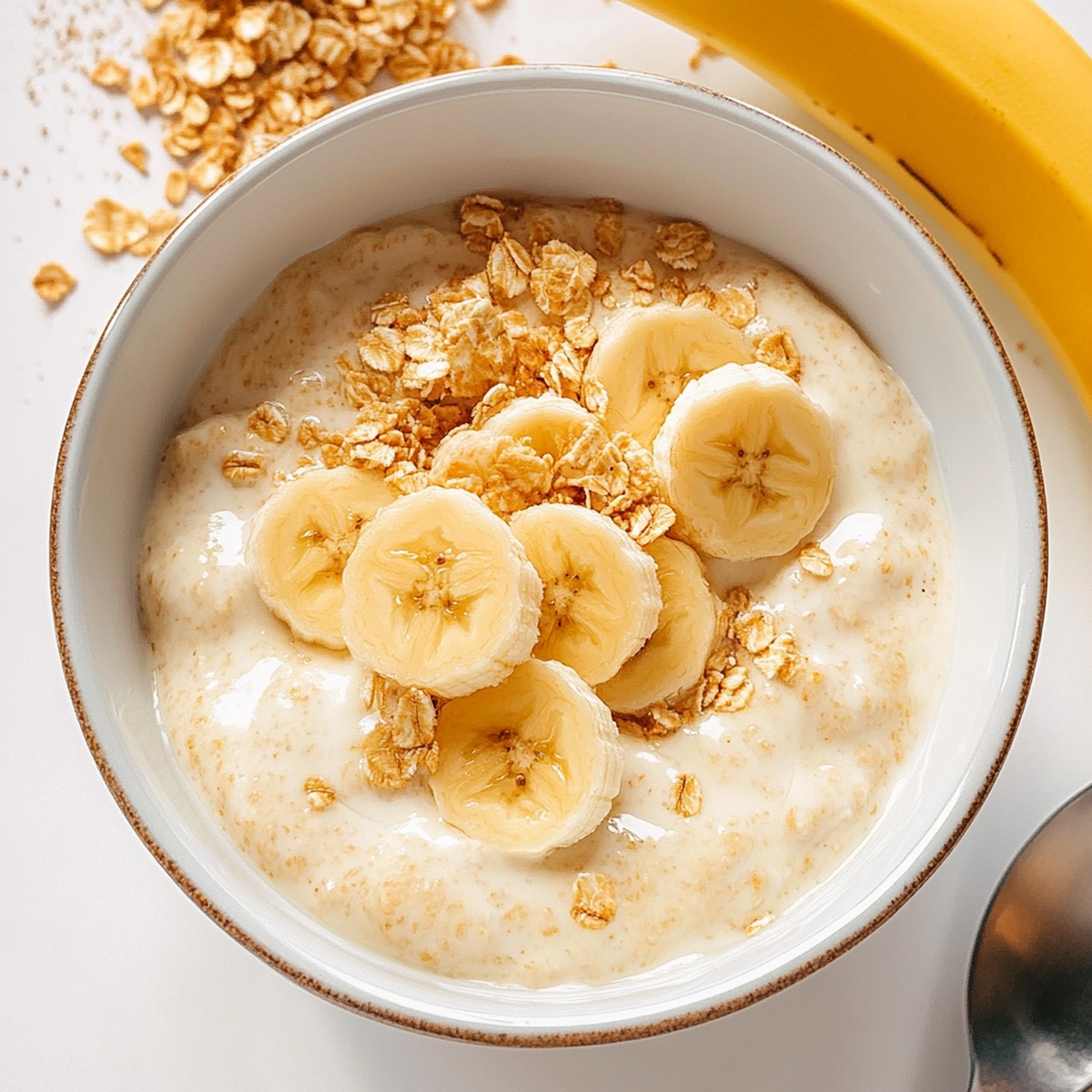 Creamy High-Protein Banana Pudding Greek Yogurt Bowl Recipe