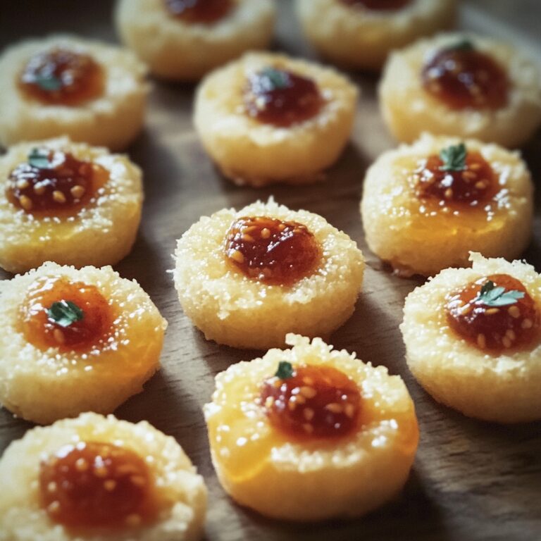 Cheesy Thumbprint Appetizers With Hot Pepper Jelly Recipe