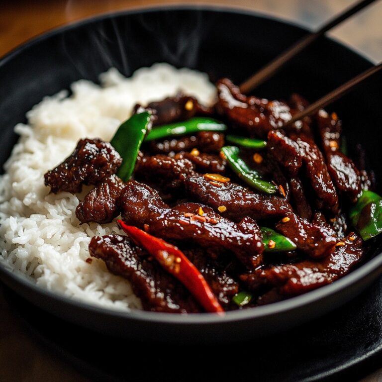 Sizzling Mongolian Beef Recipe