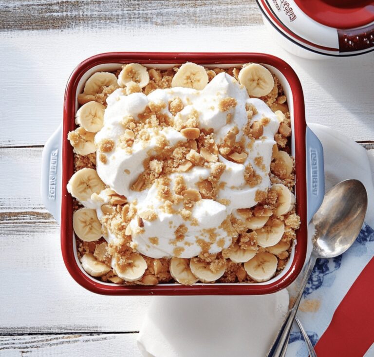 Creamy Salty Peanut Banana Pudding Recipe