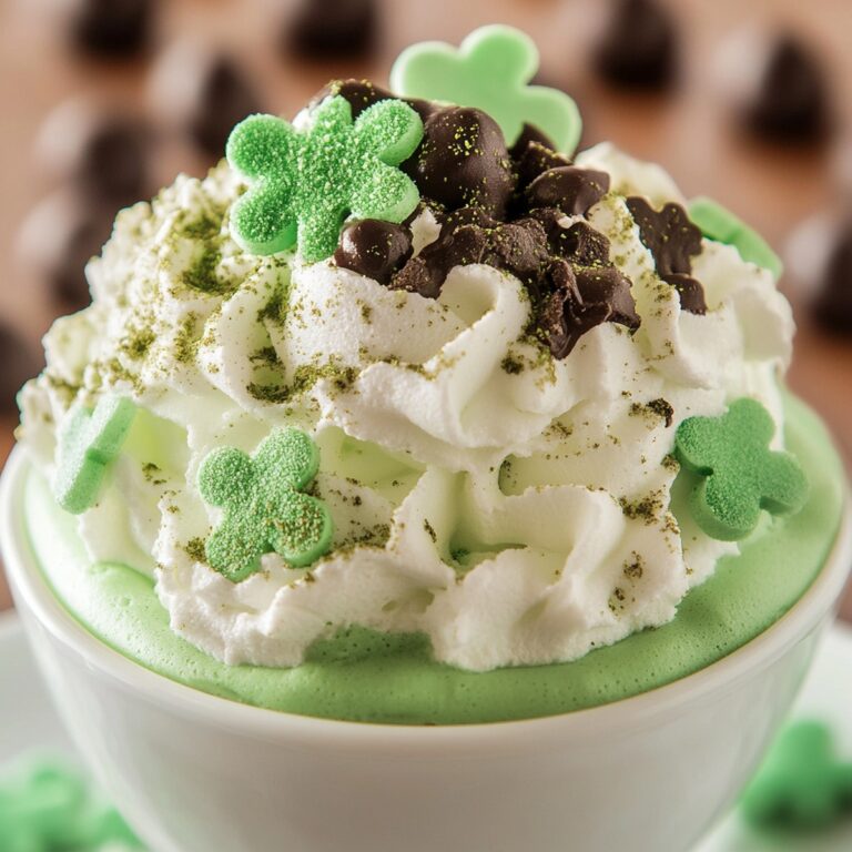 Magical Shamrock Cheesecake Fluff Recipe