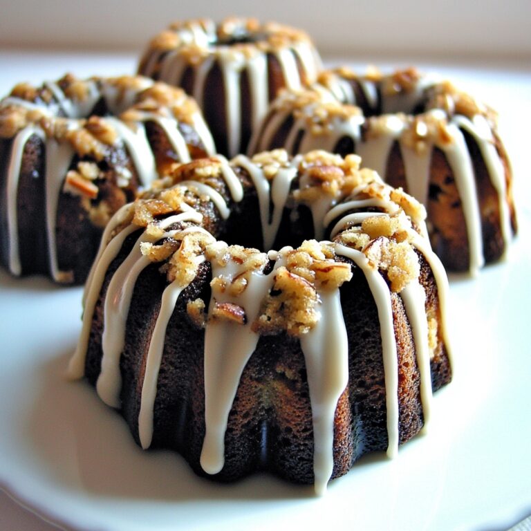 Elegant Vanilla Bean Mini Bundt Cakes Recipe