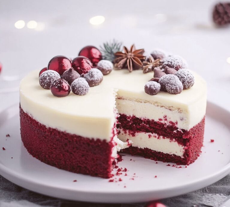 Red Velvet White Chocolate Cheesecake Recipe