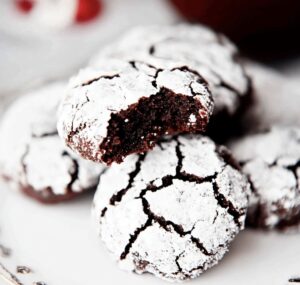 Chewy Chocolate Crinkle Cookies Recipe
