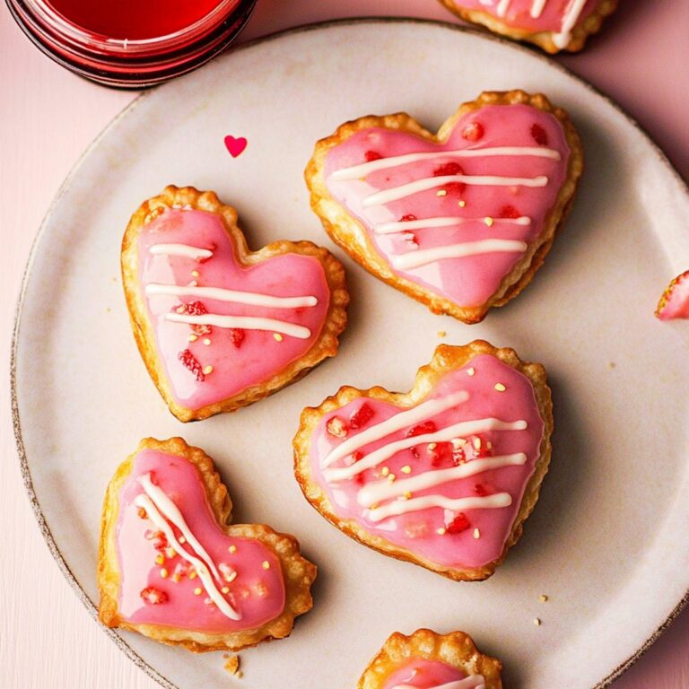 Irresistible Heart-Shaped Strawberry Pop Tarts Recipe
