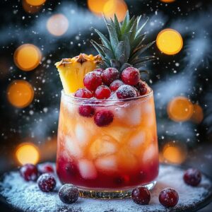 Pineapple Cranberry Christmas Drink Recipe