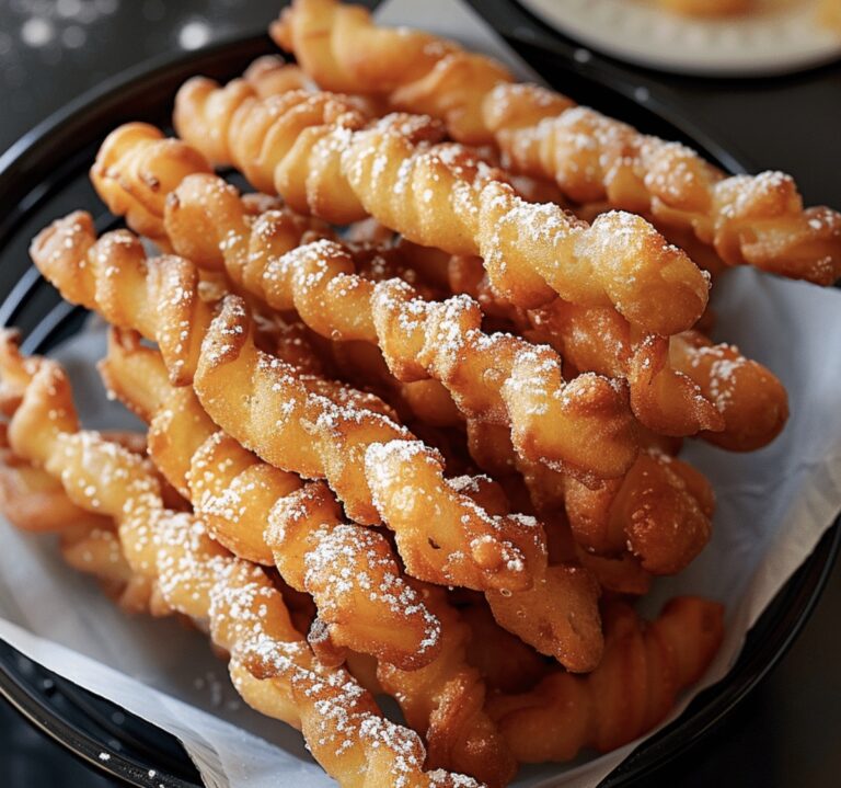 Crispy Funnel Cake Sticks Recipe
