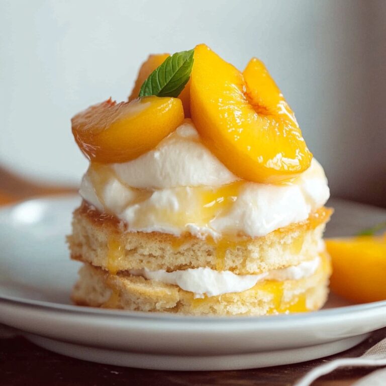Peach Shortcake Recipe