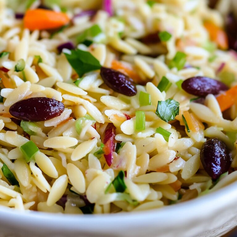 Crisp Coleslaw Orzo Salad Recipe