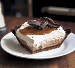 Luscious Chocolate Caramel Cream Pie Recipe