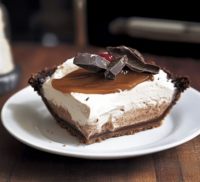 Luscious Chocolate Caramel Cream Pie Recipe