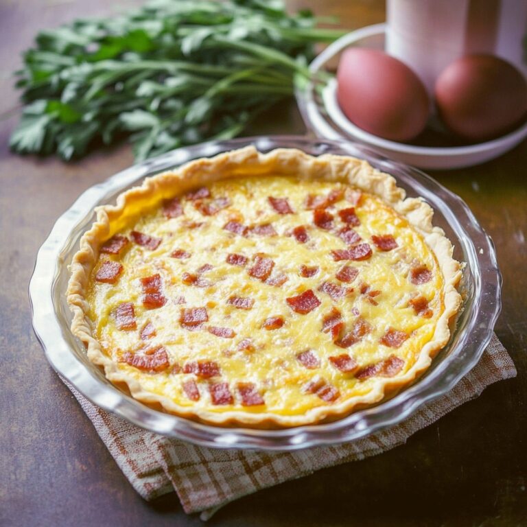 Bacon And Cheese Quiche Recipe