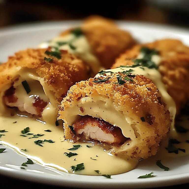 Crispy Stuffed Breaded Chicken Recipe