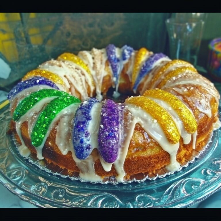 Festive Cinnamon Roll King Cake Recipe