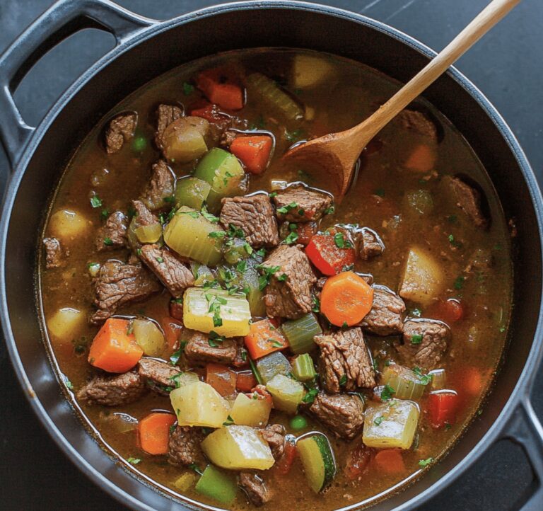 Hearty Vegetable Beef Soup Recipe