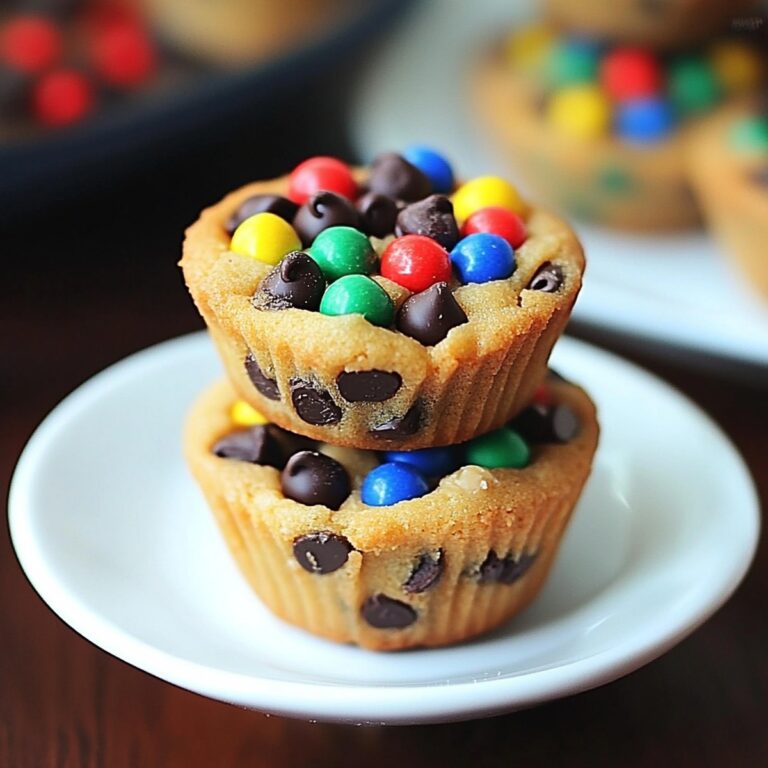 Sweet Mini Chocolate Chip Cookie Cups Recipe