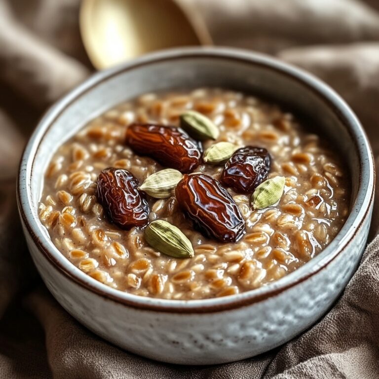 Farro Breakfast Pudding With Dates And Cardamom Recipe