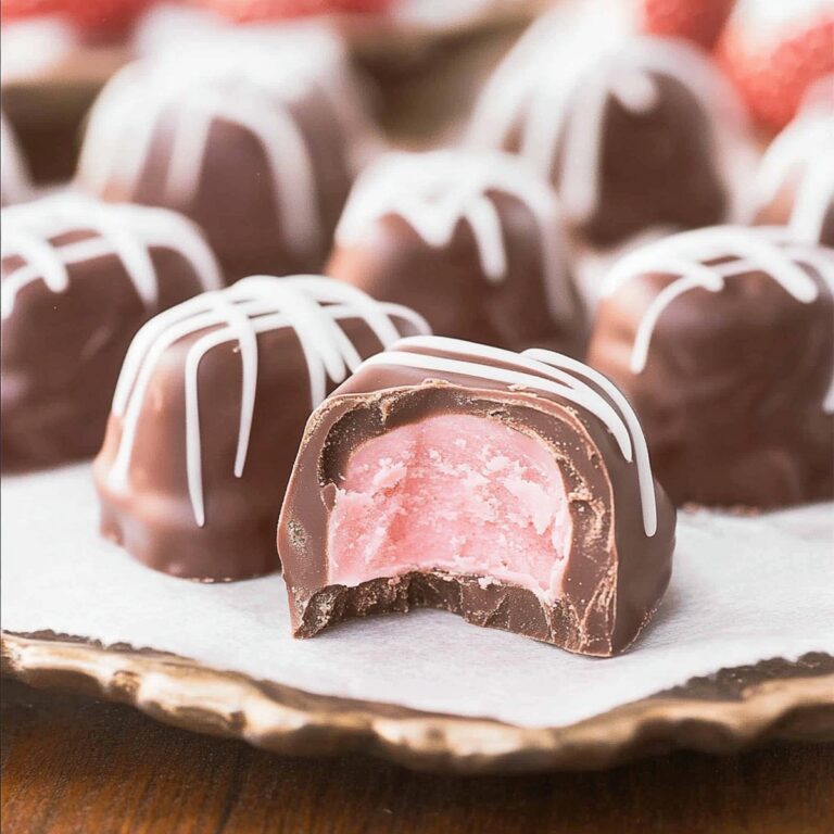 Heavenly Strawberry Cream Chocolates Recipe