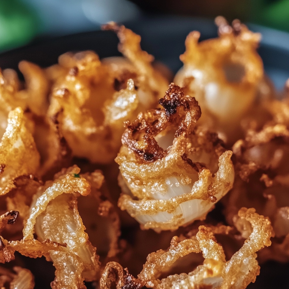 Golden Mini Blooming Onions In Air Fryer Recipe