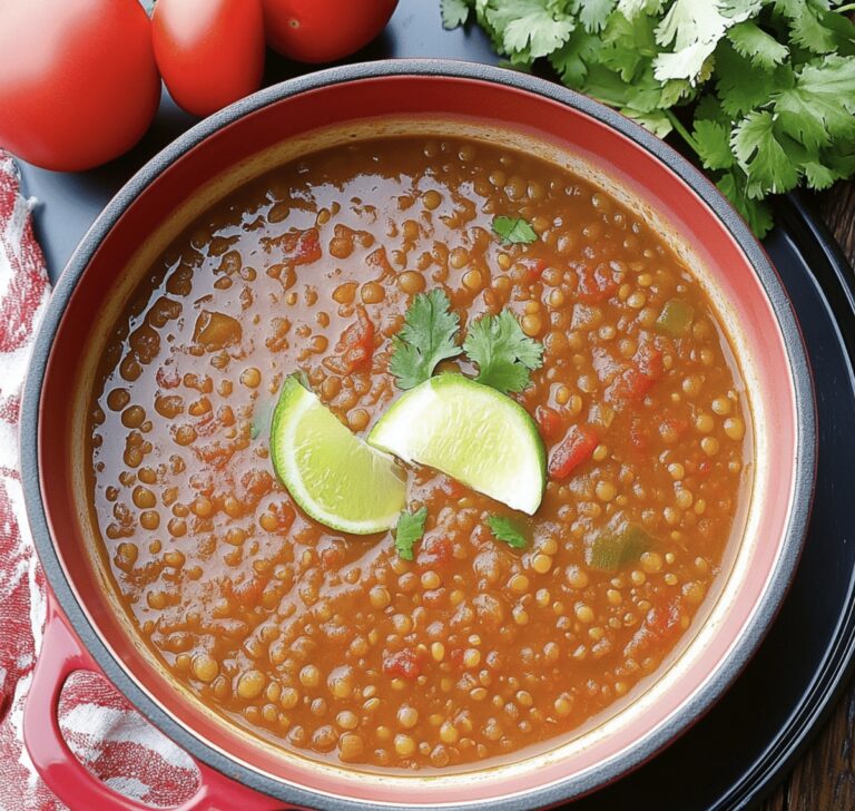 Wholesome Mexican Lentil Soup Recipe