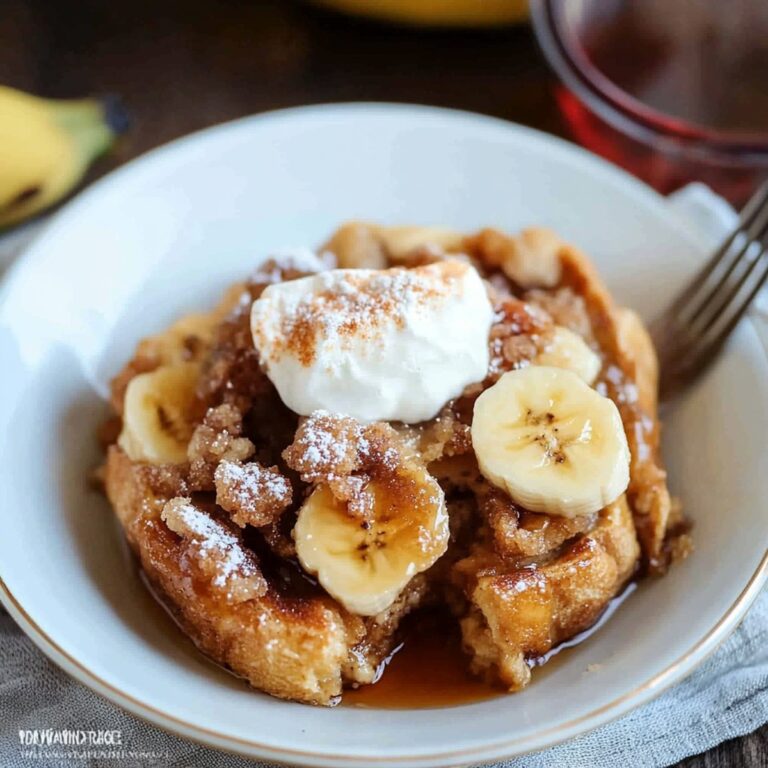 Brown Sugar Banana French Toast Casserole Recipe