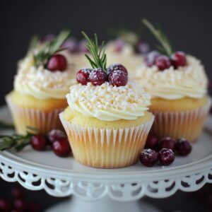 Cranberry Orange White Chocolate Cupcakes Recipe