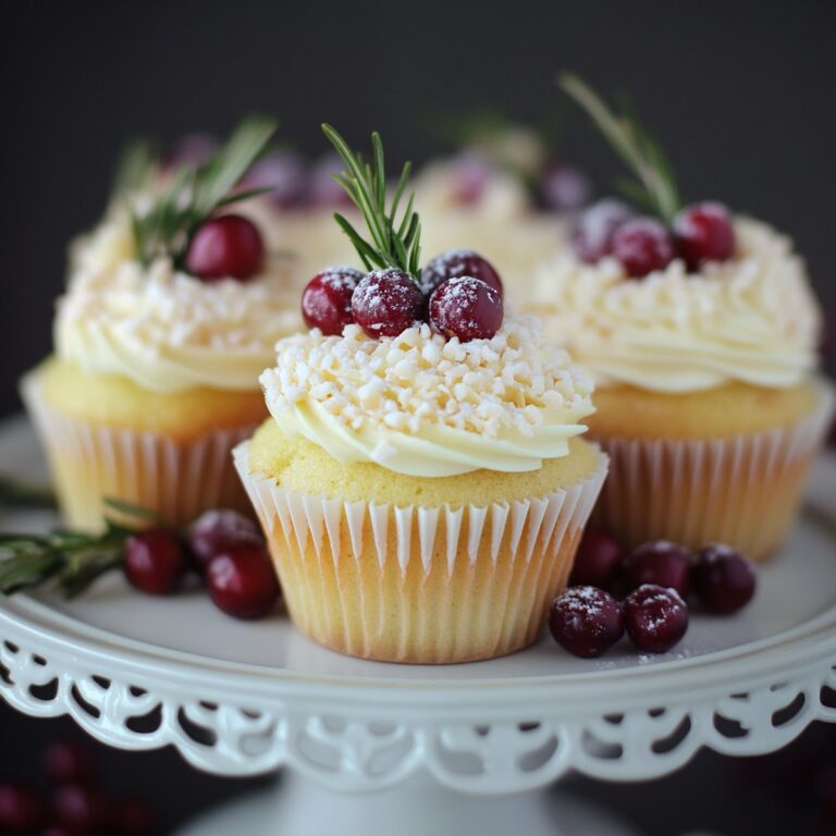 Cranberry Orange White Chocolate Cupcakes Recipe