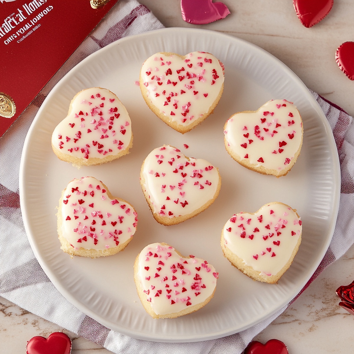 Romantic Mini Heart Cakes Recipe