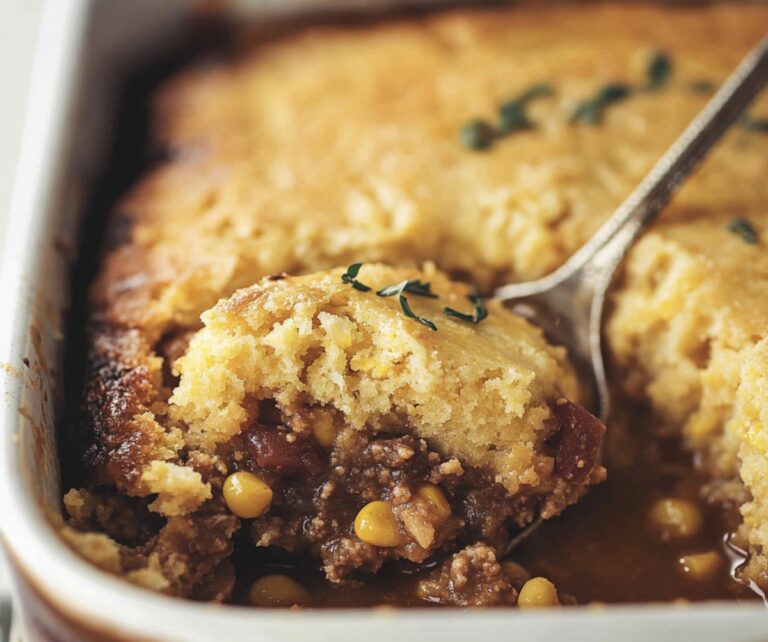 Easy Cowboy Cornbread Casserole Recipe