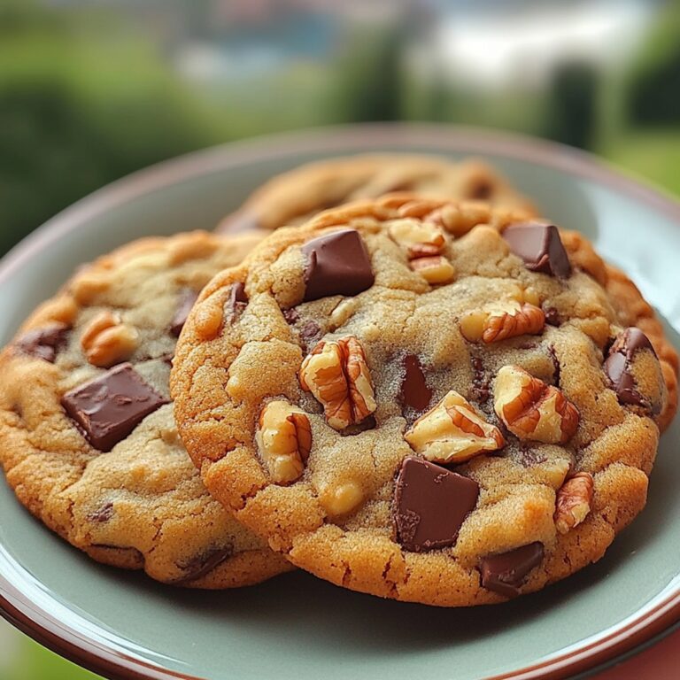 Chocolate Chunk Pecan Pudding Cookies Recipe