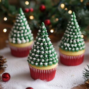 Christmas Tree Cupcakes Recipe