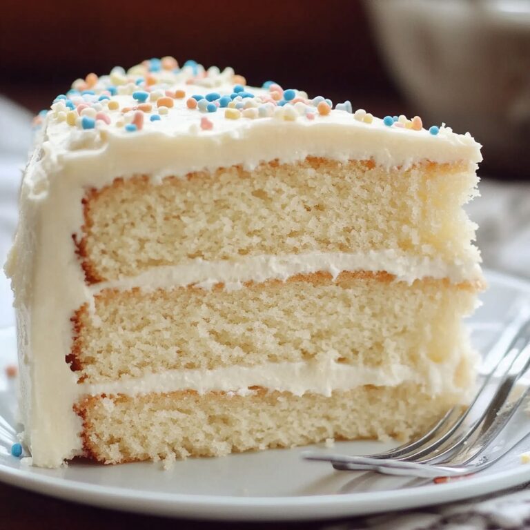 Moist Vanilla Layer Cake Recipe
