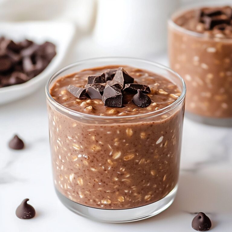Silky Chocolate Overnight Oats Recipe