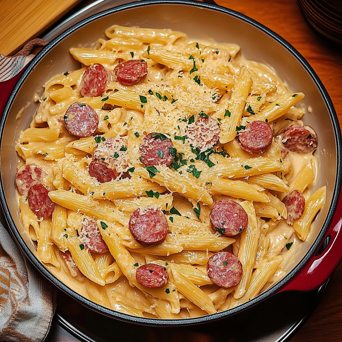 Hearty Kielbasa Pasta Recipe