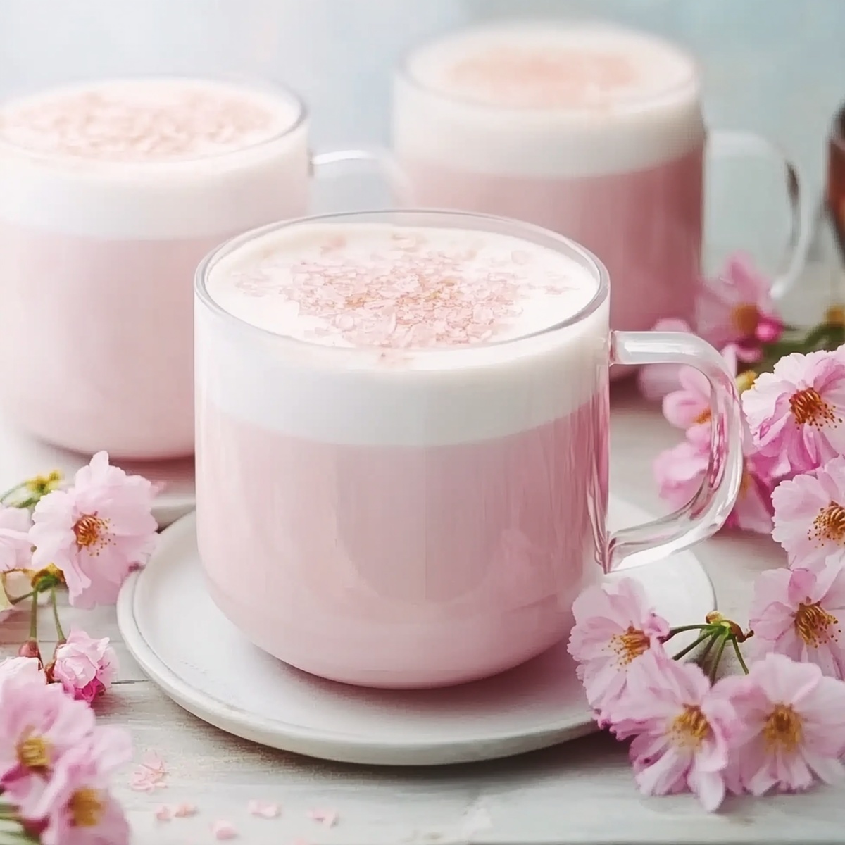 Sweet Sakura Latte Recipe