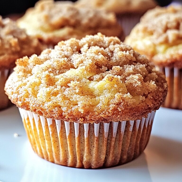 Moist Apple Cinnamon Crumb Muffins Recipe