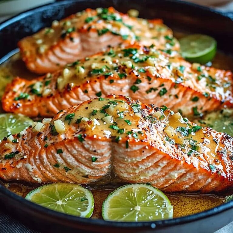 Honey-Lime Garlic Butter Baked Salmon Recipe