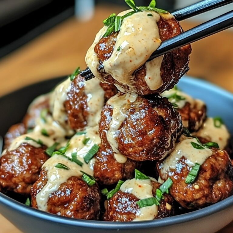Tangy Korean BBQ Meatballs With Spicy Mayo Dip Recipe