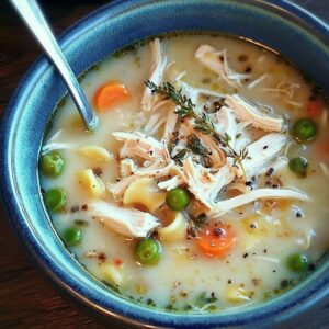 Hearty Roasted Chicken Noodle Soup Recipe