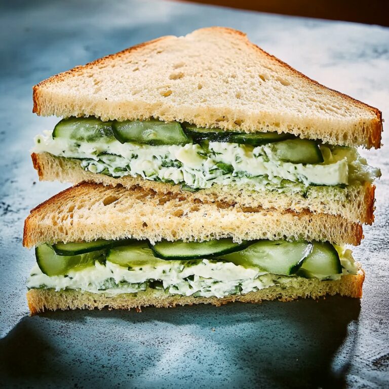 Crisp Cucumber Sandwich Recipe