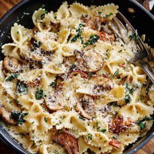 Hearty One-Pot Garlic Parmesan Pasta Recipe