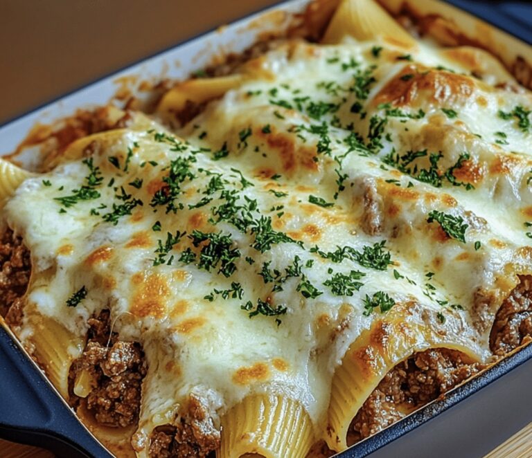 Creamy Ricotta Beef Stuffed Shells Pasta Recipe