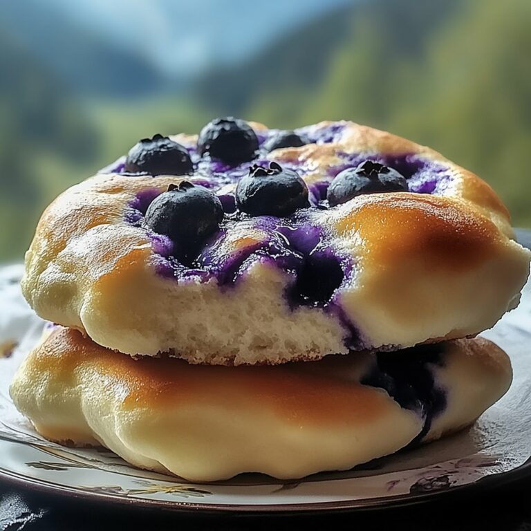 Fluffy Blueberry Cottage Cheese Cloud Bread Recipe