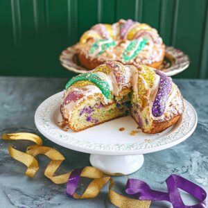 Festive Mardi Gras King Cake Recipe