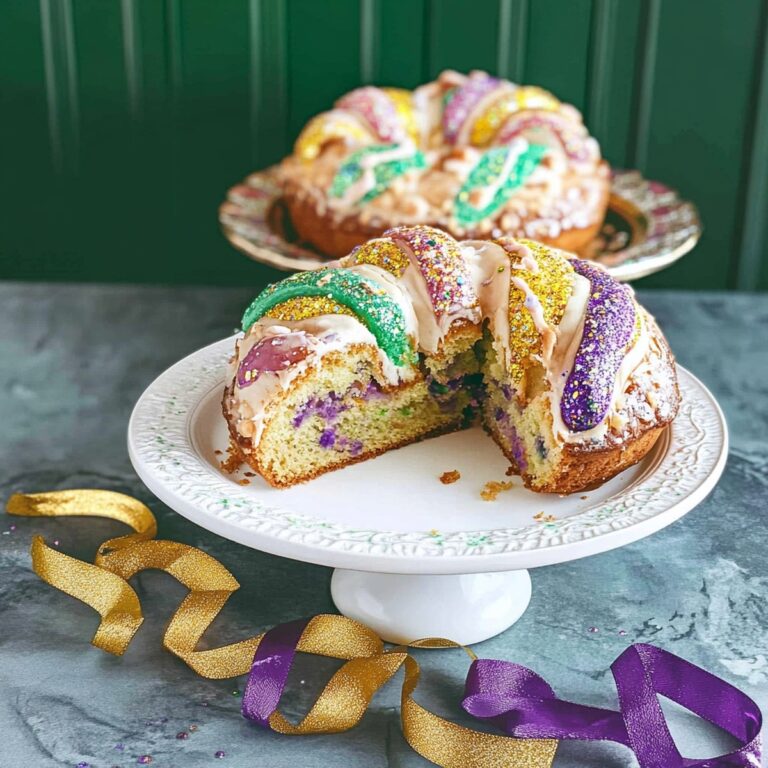 Festive Mardi Gras King Cake Recipe