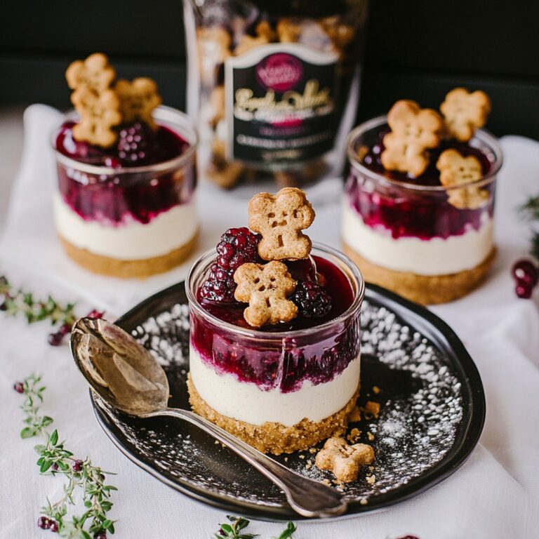 No-Bake White Chocolate Cheesecakes With Mulled Wine Fruit Recipe
