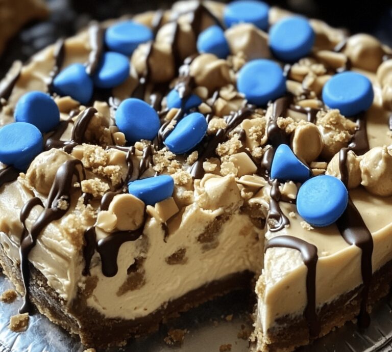 Indulgent Monster Cookie Peanut Butter Cheesecake Pie Recipe