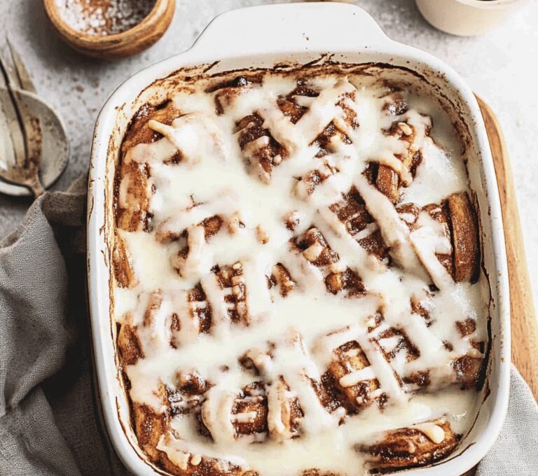 Easy Cinnamon Roll Casserole Recipe