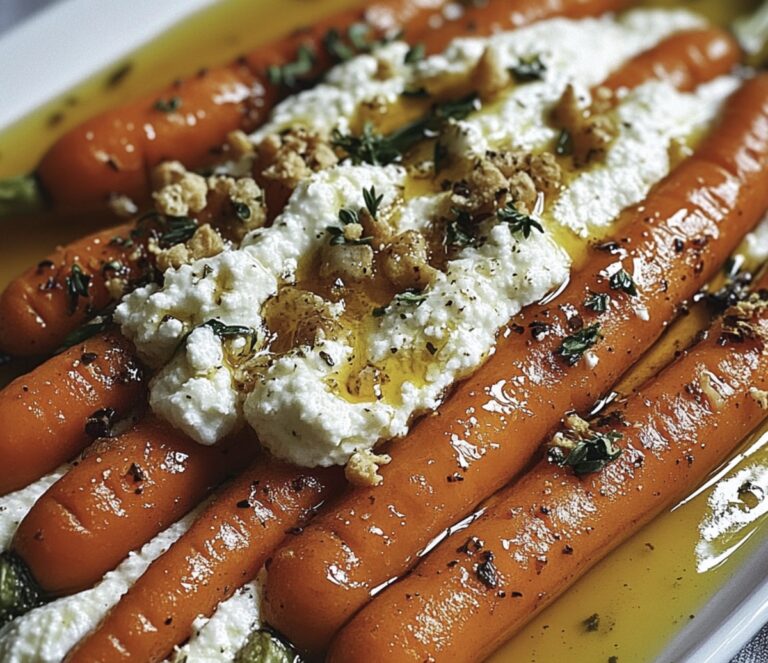 Roasted Carrots With Whipped Ricotta And Hot Honey Recipe